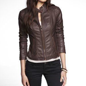 Express leather jacket